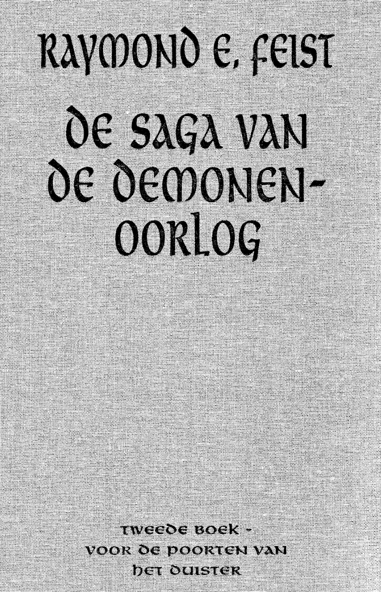 Voor de Poorten van het duister